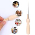 thumbnail image 3 of SHISUYAN 10Pcs Punch Needle Handles Replacement Wooden Handles Felting Needle Handles, 3 of 8