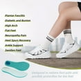 thumbnail image 4 of Women's Orthopedic Diabetic Wide Running Shoes: Comfortable Casual Arch Support Plantar Fasciitis Sports Sneakers, High Arch Orthotic Work Tennis Walking Shoes for Foot and Heel Pain Relief, 4 of 8
