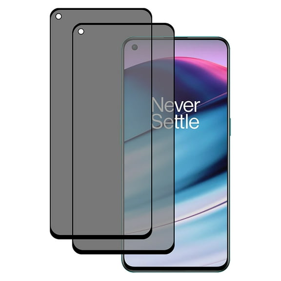 KIQ 2 Pack Privacy Tempered Glass for OnePlus Nord CE 5G