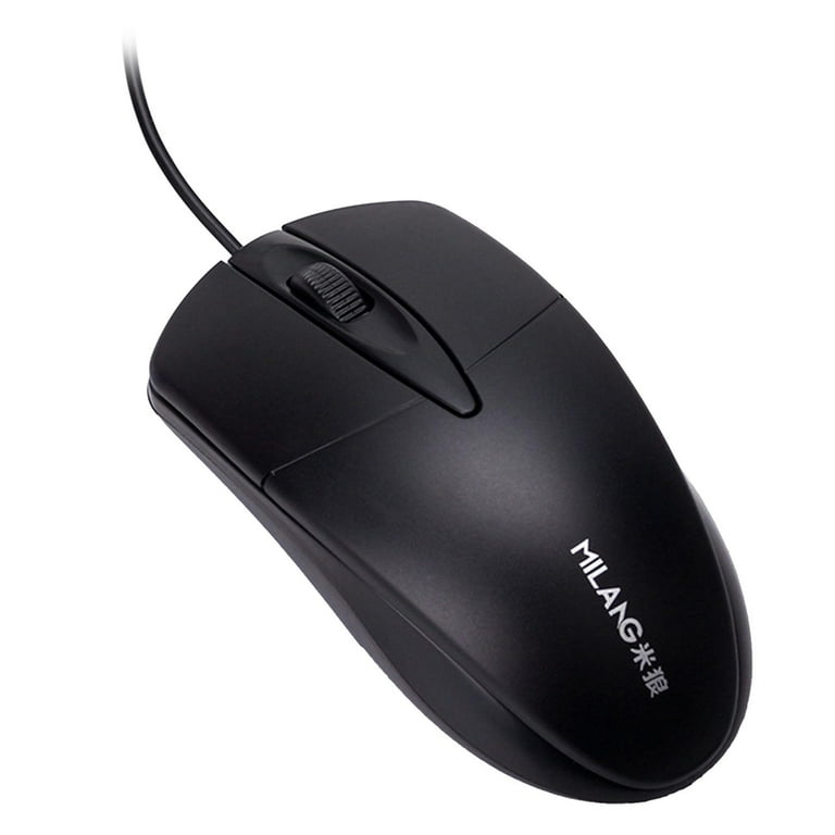 USB Computer Mouse Wired with Scroll Wheel, Plug And Play Corded 