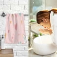 thumbnail image 7 of Yayeee 2 Pack Hand Towels for Bathroom 100% Cotton 16" x 28" Soft Absorbent Kitchen Towel, Love in The Air, 7 of 7