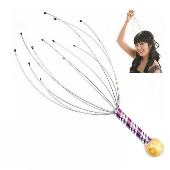 Scalp Massager Scalp Head Massager Scalp Scratcher Head Massage Tool Multifunctional Head Massage Tingler High Elasticity Promote Blood Circulation Scalp Scratcher