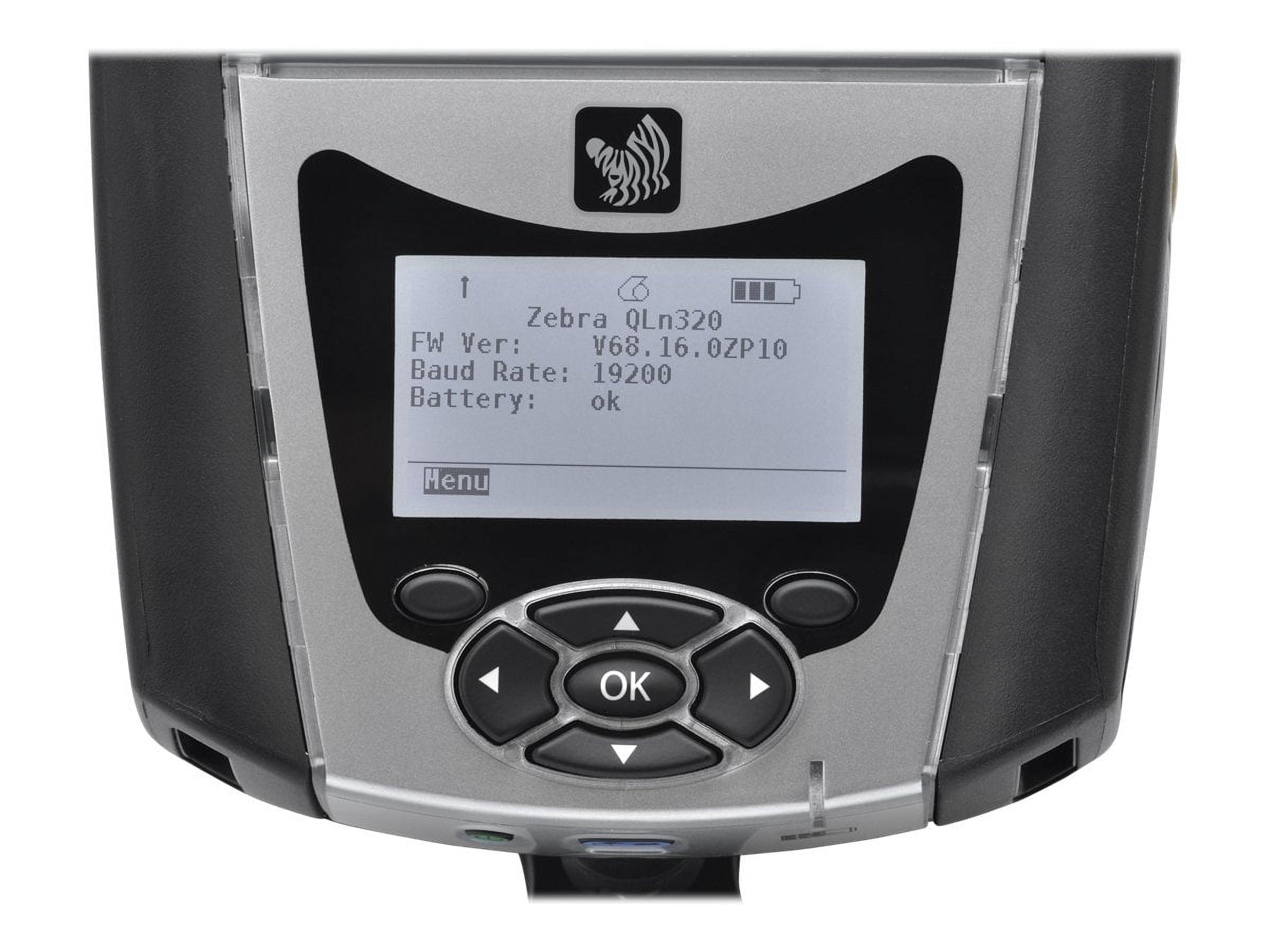 Zebra QLn 320 - Healthcare - label printer - direct thermal -  - 203 dpi - up to 240.9 inch/min - USB 2.0, serial, Wi-Fi(n), Bluetooth 3.0 - tear bar