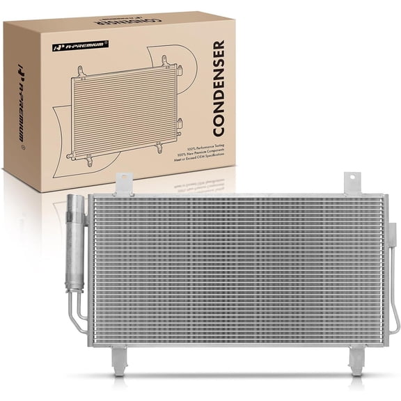 A-Premium Air Conditioning A/C Condenser Compatible with Mitsubishi Outlander 2014-2016 2.4L 3.0L, Replace# 4293, 7812A218