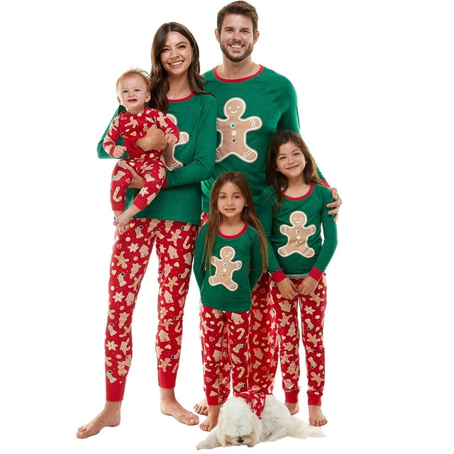 Doll Printing Christmas Family Pajamas Matching Sets, Family Matching Outfits Christmas Pjs, Perfect Holiday Sleepwear for the Entire Family (Multicolor)