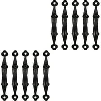 Set of 2 Wooden Box Handle Knobs Door Kitchen Cabinets Black