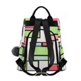 thumbnail image 2 of FORMRS Women's Travel Backpack Purse Anti-Theft Hidden Pockets Casual Shoulder Bag, Green Abstract Geometric, 2 of 7