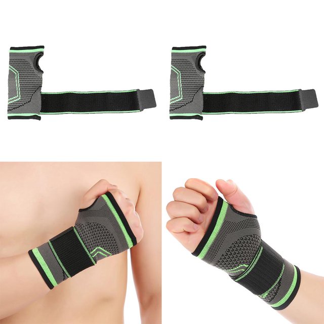 Tirantes De Soporte De Mano Salvador Transpirable Para muñeca de ejercicio 2 Piezas Izquierda derecha