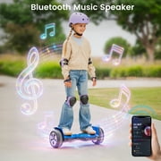 MIHOVER Warrior 8.5 inch 350W*2 off-Road Hoverboard Self-Balancing Scooter - All Terrain Self-Balancing Scooter with Bluetooth Speaker and LED Lights, 10 mph Max Speed for Kids and Adults,Max Weight