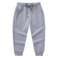 thumbnail image 6 of vdgthytj Unisex Kids 2 Piece Sweatsuits Hooded Sweatshirts and Jogger Pants Solid Fall Winter Athleisure Outfits(6-7 years,Pink), 6 of 9