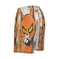 thumbnail image 4 of Relaxed fit printed pajama bottoms, sizes S to XXL An Cat with Yellow Eyes, 4 of 7