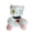 White, variant on 9" Dark Reborn Cat Plush, Pink Gothic Stitched Black Cat Stuffed Animal, Soft Emo Style Plush Doll, Collectible Gothic Home Decor & Creative Gifting