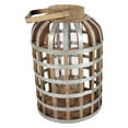 thumbnail image 2 of A and B Home  Shanghai Silver and Natural Lantern Silver, Natural Large 22 inches, 2 of 4