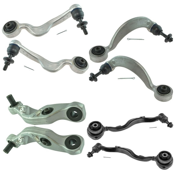 TRQ Front Upper Lower Control Arm Ball Joint Driver PassengerSet 8pc for LS460 PSA62584