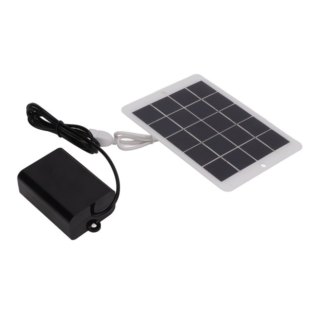 Bomba de Oxígeno Solar ANGGREK 0-600MA Interfaz de Salida USB Polisilicio 3W5V