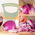 thumbnail image 5 of Clearance Vegetable Cutter under $5,Stainless Onion Holder For Slicing Onion Slicer Holder Onion Cutter For Slicing Of Onions Tomatoes Eggs And Other Vegetables KItchen Utensils, 5 of 9
