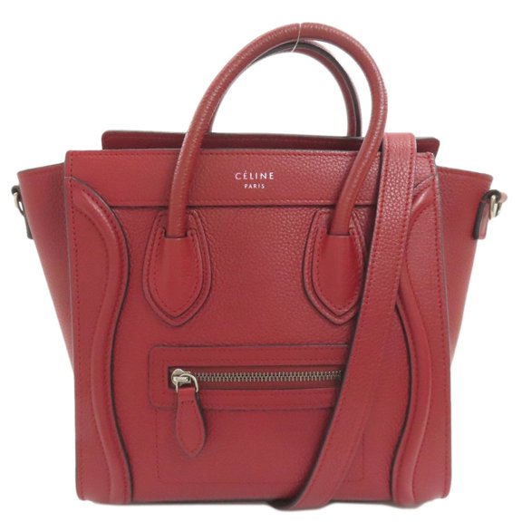 Pre-Owned Celine Luggage Nano 2-Way Handbag, Calfskin, Women's CELINE
