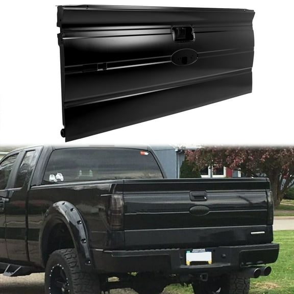 Steel Black For 2009-2013 2014 Ford F150 Rear Tailgate Tail Gate Shell
