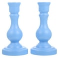 thumbnail image 4 of DEEPCRAFF Candle Stand Blue Home Decor Centerpiece Candlestick for Dinner Parties 2Pack 6.5x3.3in, 4 of 8