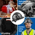 thumbnail image 5 of Full Brim Hard Hat - OSHA Safety Helmet Durable Lightweight Carbon Fiber Hard Hat, 6-Point Ratchet Suspension Protective Gear for Men and Women, 5 of 5