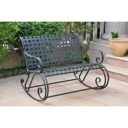 Iron Outdoor Double Patio Rocker