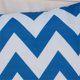 Greylin Outdoor Square Fabric Chevron Water Resistant Throw Pillow, Blue, White - image 11 of 15