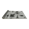 thumbnail image 2 of Ahgly Company Indoor Square Abstract Gray Modern Area Rugs, 4' Square, 2 of 4