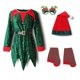 thumbnail image 1 of Ropa de Navidad para niños Bebé Cosplay Traje de Papá Noel Niños pequeños Traje de Navidad Traje de mono para niños Niñas Carnaval Party160 (11-12T) Gao Jinjia LED, 1 of 2