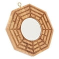 thumbnail image 4 of Espejo Bagua, Trae Riqueza Trae Buena Suerte Espejo De Madera Chismes Fácil De Usar Para Exteriores, 4 of 7