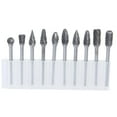 thumbnail image 4 of 10Pcs Forme Mixte en Acier YG8 Carbure Fraises Rotatives Ensemble Diamètre 3mm, 4 of 7