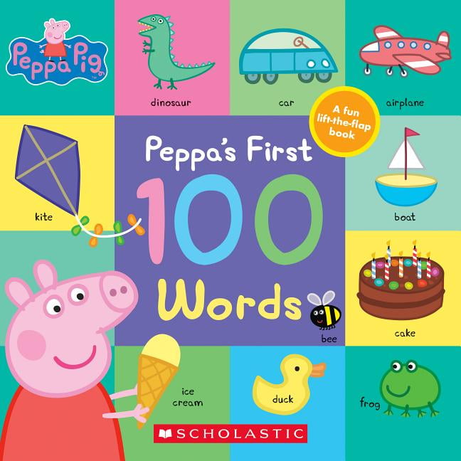 Peppa Pig: Peppa's First 100 Words (Book) - Walmart.com - Walmart.com