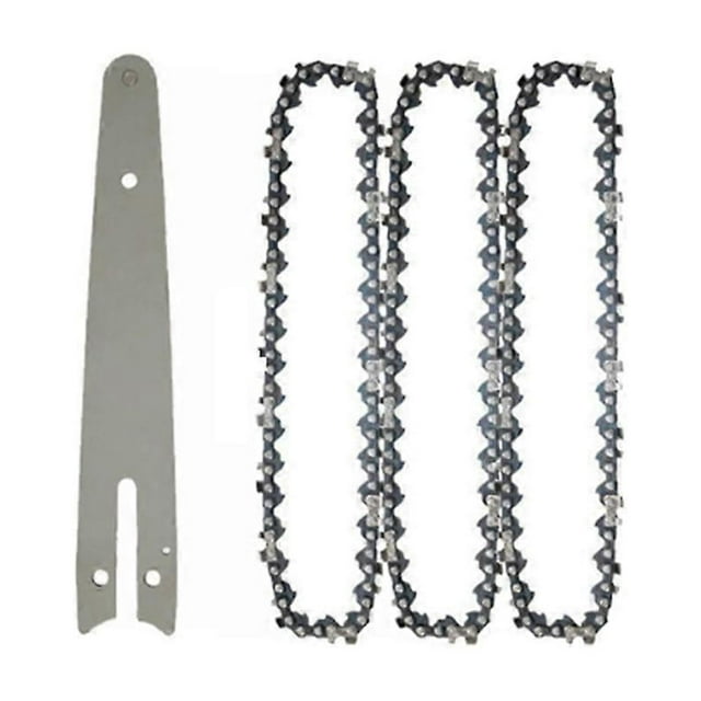 1/4 Chainsaw Chain Guide 6 Inch Portable Electric Saw Mini Chainsaw Logging Blade Pruning Chain Saw