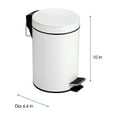 thumbnail image 3 of 3L Steel Step Bin White, 3 of 5