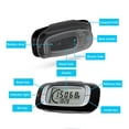 thumbnail image 3 of Eigraketly Podómetro 3D para caminar con clip Contador de pasos preciso para fitness Distancia a pie Millas / Km Contador de calorías Ropa Deportiva, Zapatos Eigraketly OD014114-00, 3 of 6