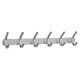 thumbnail image 5 of Perchero de pared de níquel cepillado con 6 ganchos dobles para colgar – Ganchos rústicos de acero inoxidable resistentes – Ropa,, 5 of 5