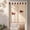 A, variant on Art Noren Door Curtain, Modern Minimalism Doorway Curtain For Kitchen Partition Bedroom Door Privacy Decor, Embroidered Fabric Door Curtain Split Panel Noren Tapestry No Punching Way Divider Cover
