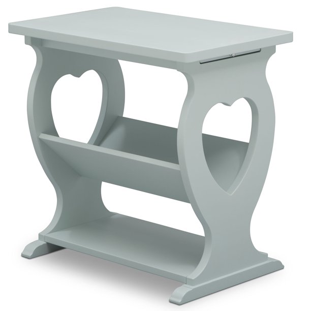 Delta Children Canton End Side Table For The Nursery Misty Blue Walmart Com Walmart Com