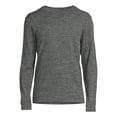 thumbnail image 2 of Athletic Works Men's and Big Men's Long Sleeve Tri-Blend T-Shirt, up to Size 5XL, 2 of 5