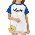 thumbnail image 6 of KyCheLot Short Sleeve Shirt for Boys Girls Print Stretchy Lightweight Crewneck T Shirts Valentines Day 3-14 Years, 6 of 7