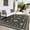 Coffee brown, variant on 9'x18' Waterproof Reversible Outdoor Rug, Vintage Diamond Patio Carpet, UV-Resistant, Washable Area Mat for RV, Camping, Deck, Balcony