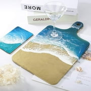 LETS RESIN Resin Molds, Silicone Tray Molds for Epoxy Resin, DIY Resin Serving Board, Resin Serving Tray, Great for Home Decoration, Creative Gift
