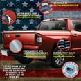 thumbnail image 2 of Tattered Waving Thin Blue and Red Line Police Officer Fireman Firefighter BLM American Flag Vinyl Distressed Decal Sticker Car Truck 4" x 7", 2 of 5