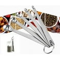 thumbnail image 5 of Mini Measuring Spoons Mini Stainless Steel Spoon Metal Mini Measuring Cups Set Fits in Spice Jar (5Pcs/Set), 5 of 5