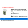 thumbnail image 2 of Parking Light Bulb - Compatible with 1960 - 1961, 1964 - 1968 Chevy C10 Pickup 1965 1966 1967, 2 of 2