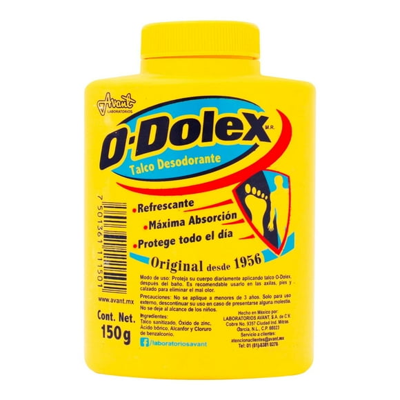 Talco O-Dolex Desodorante 150 gr O-Dolex