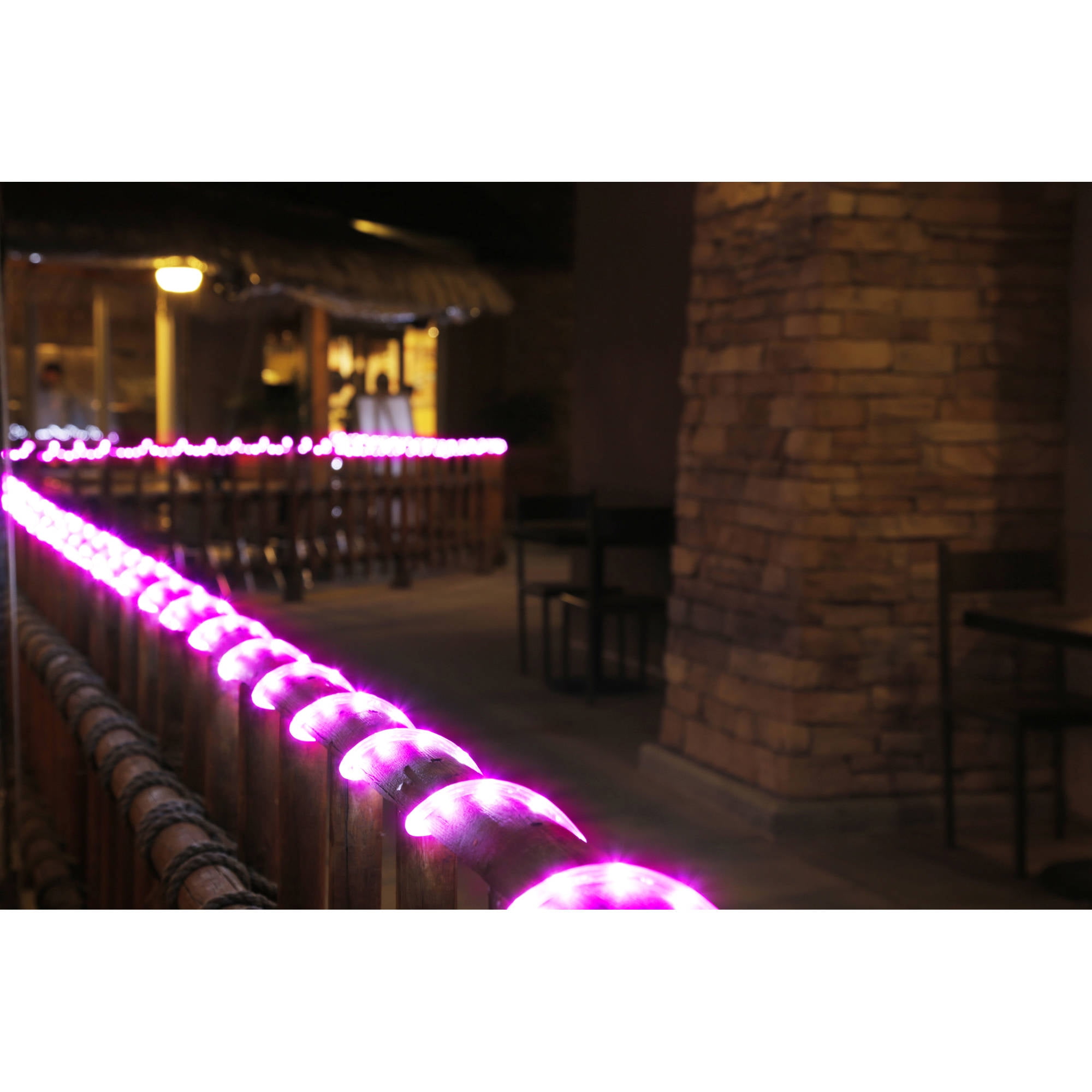 B Q Outdoor Lighting Ideas Chapter 16 Rope Light Pink