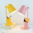 thumbnail image 4 of EONQY LED Desk Lamp, Modern Macaron Bell Nightstand Lamp E27 Bulb Holder Rotatable Table Lamp for Office, Reading, Bedroom, 4 of 7