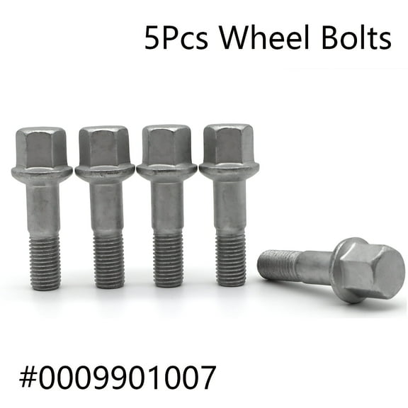 OEMASSIVE 5PC Car Wheel Bolts Lug Nuts M12x1.5 For Mercedes-Benz C220 C280 CLK320 E320 E430 0009901007