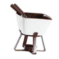thumbnail image 4 of Taza para fondue, olla caliente para dulces, derretidor de chocolate, taza para café, calentador de fondue, calentador de para fiesta de cuadrado, 4 of 7