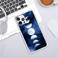 thumbnail image 6 of Case for iPhone 12/12 Pro Case, Clear with Blue Moon Starry Night Pattern Graphic Case for Girl Women Soft Silicone Shock Protection Case for iPhone 12/12 Pro, 6 of 7